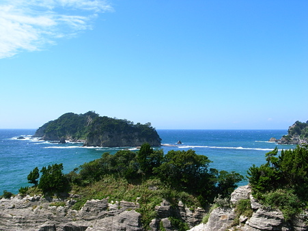 トンボロ現象が見れる三四郎島(さんしろうじま)