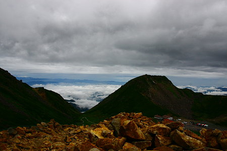 乗鞍　富士見岳　山頂から雲海