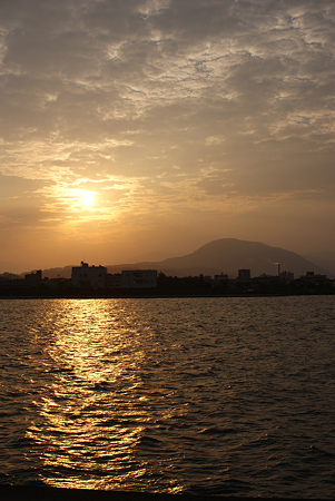 今日の夕陽
