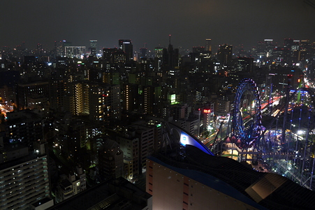 後楽園の見える夜景
