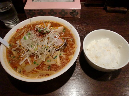 くら吉　辛い蔵出し焼きみそ12号ラーメン