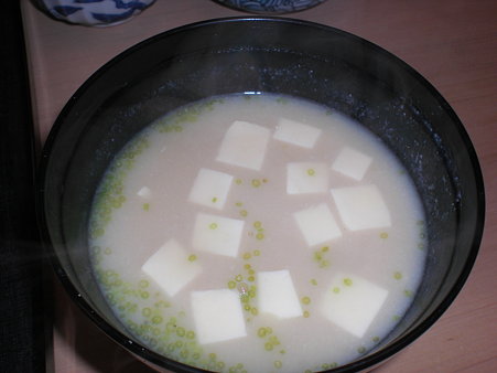 白味噌のお味噌汁