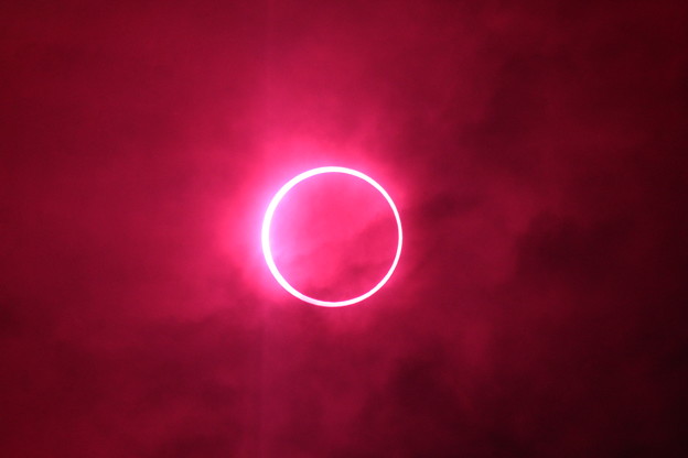 金環日食　1
