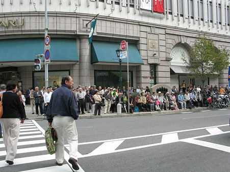 街頭演説会　聴衆