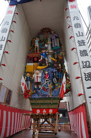 09 2014年 博多祇園山笠 飾り山笠 アニメ名探偵コナン (4)