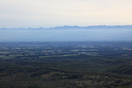 扇ヶ原展望台　日高山脈