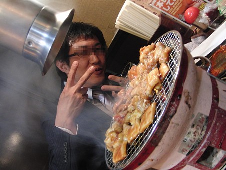ホルモン屋にて