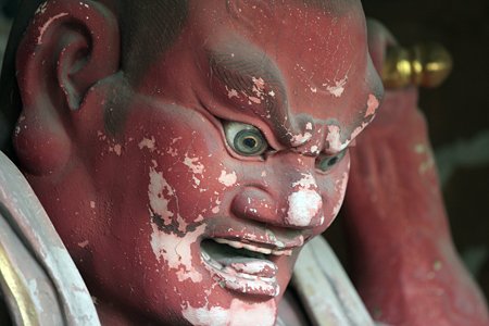 2009.08.09　鎌倉　杉本寺　山門の仁王像　右