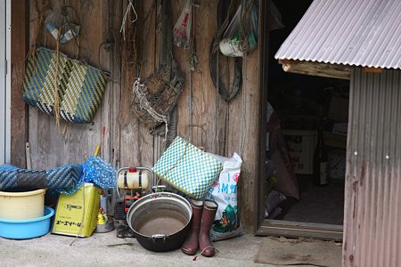 2009.08.15　山北町　雷　野良道具