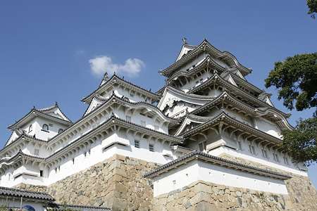 姫路城・備前丸（南側からの大天守） - 3