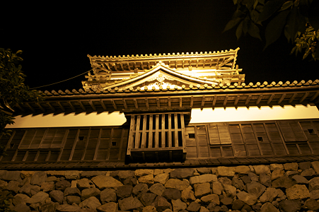 丸岡城ライトアップ -03