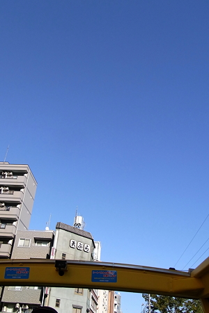はとバスオープンバスからの風景