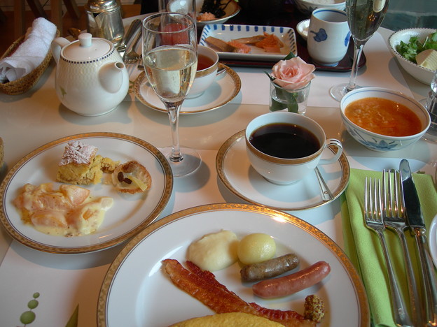 フルーツグラタン ホテルオークラ東京の朝食 写真共有サイト フォト蔵