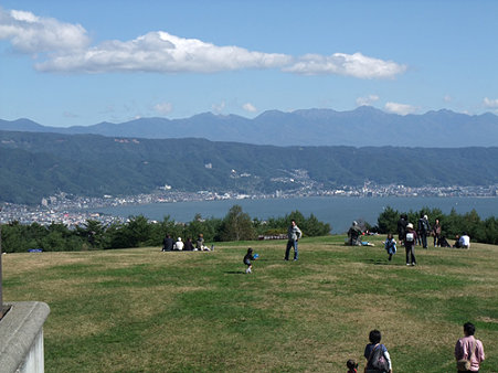 諏訪湖一望
