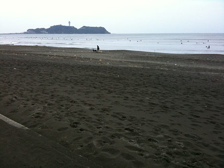 スケートパークから江ノ島