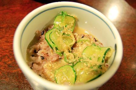 冷し汁(ぶっかけた)