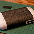 Photos: Mophie Juice Pack Air iPhone 3Gに革貼り