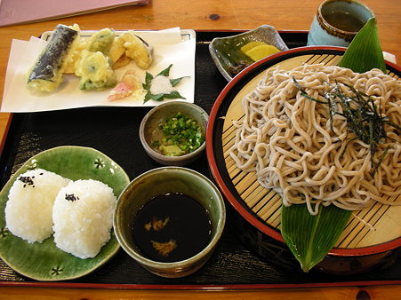蕎麦:道の駅・あおがき