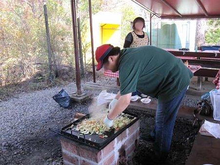 (１)のカマの焼きソバ